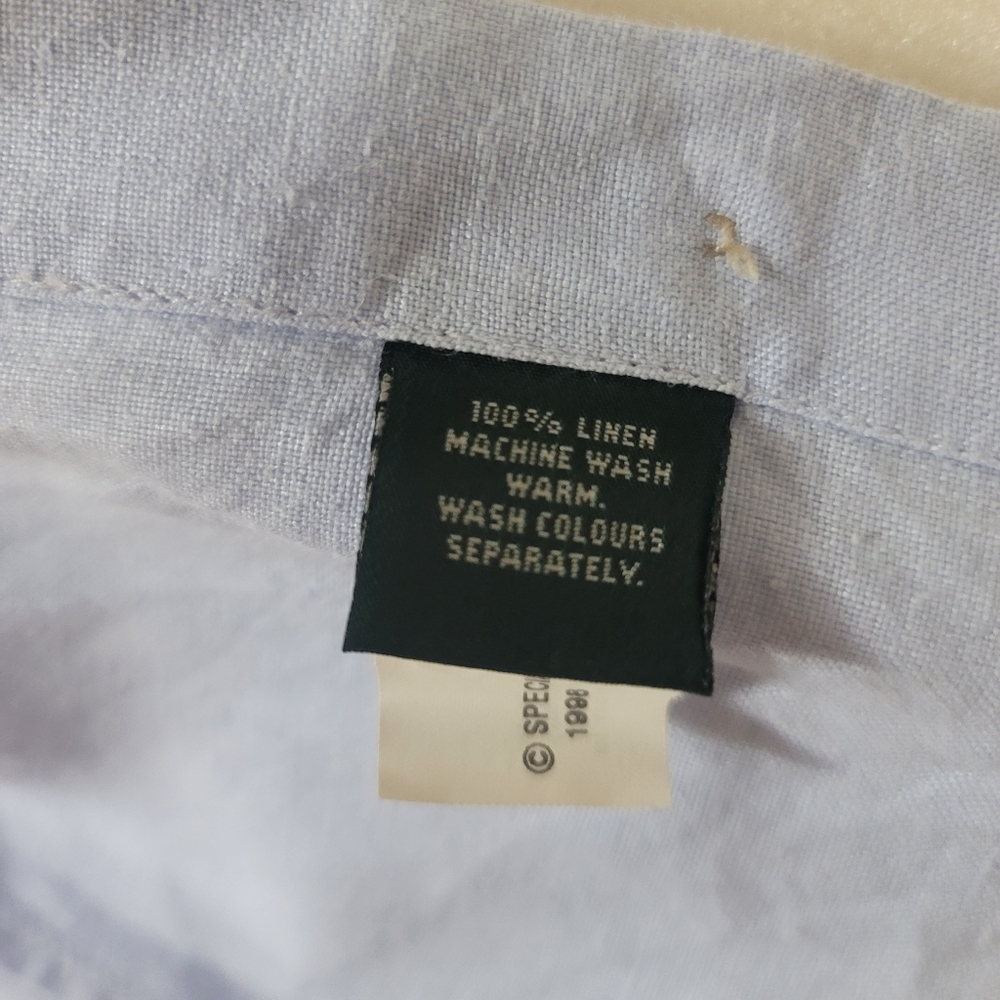 Rodd & Gunn Vintage 100% Linen Short Sleeve Size 10 Small to Medium - Picture 6 of 7